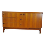 Mid-Century Andre Monpoix 1967 Teak Sideboard