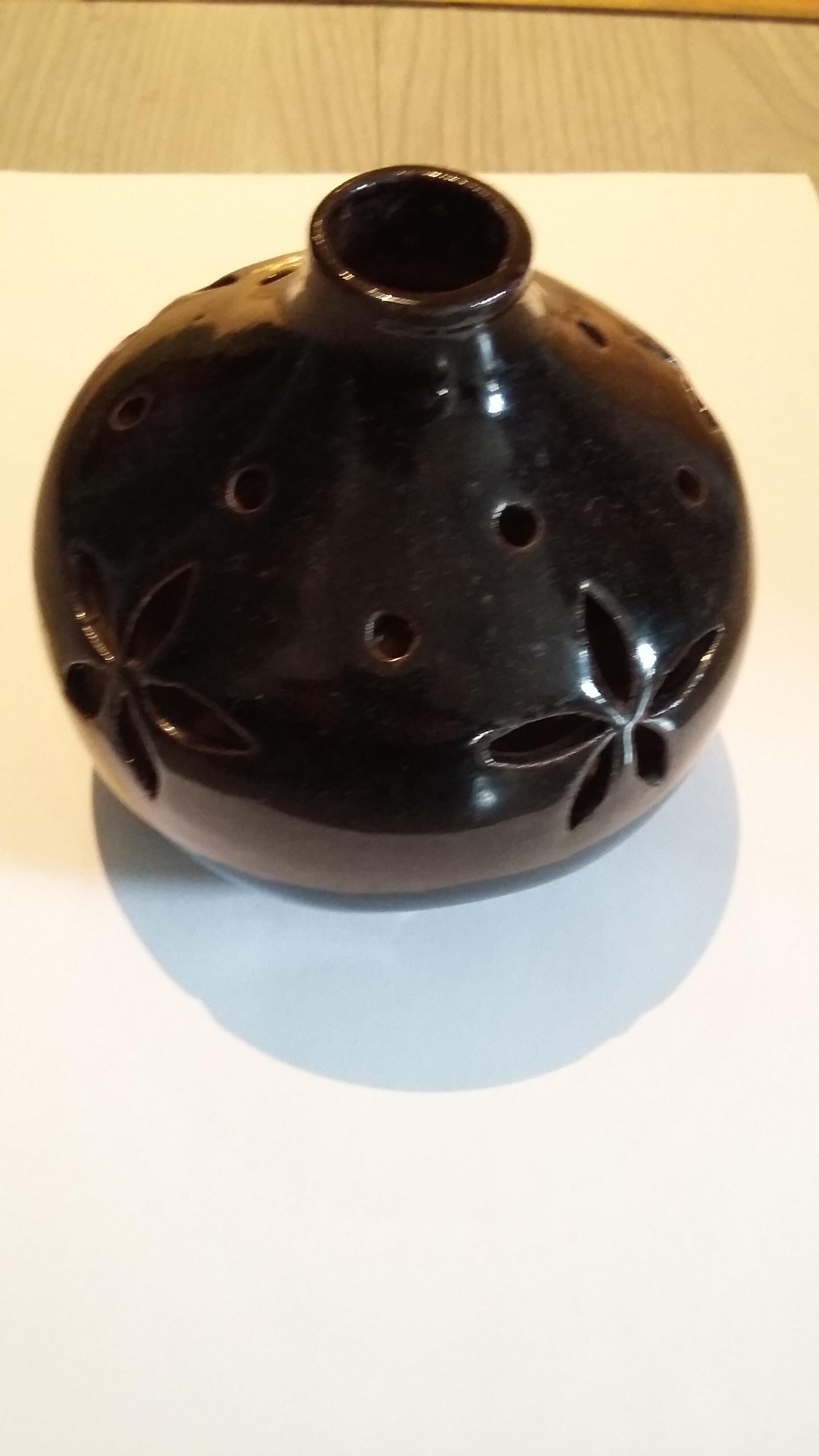 Black candleholder