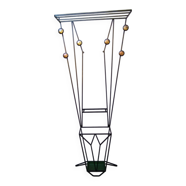 Grand vestiaire porte-manteaux vintage années 50/60