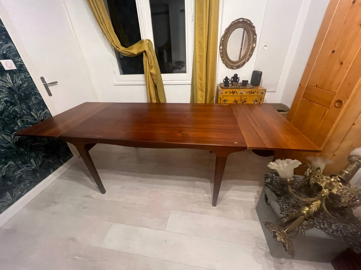 Table à manger scandinave année 60 en teck
