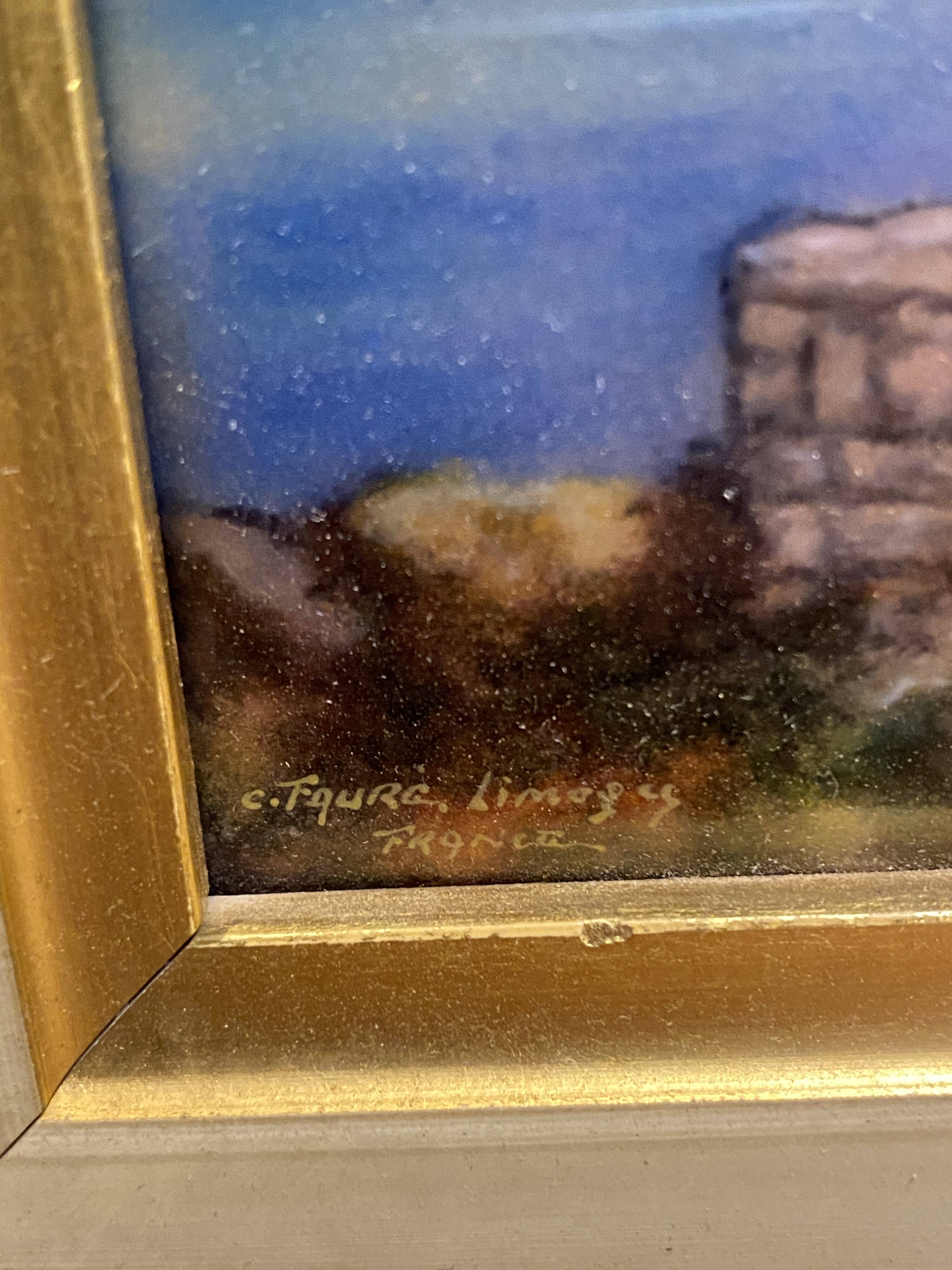 Art Enamel Painting Camille Fauré