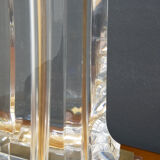 Les arcades lucite gold-plated brass table lamp