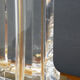 Les arcades lucite gold-plated brass table lamp