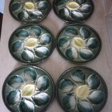 6 Saint Clément oyster plates 4589
