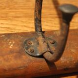 Antique workshop coat rack
