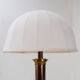 Metal and brass tripod floor lamp in Hollywood Regency style – 1950s