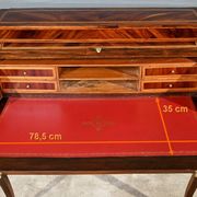 Mahogany and Rosewood Cylinder Desk, Louis XV period – 1st part XVI