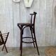 Tabouret bar en bois courbé