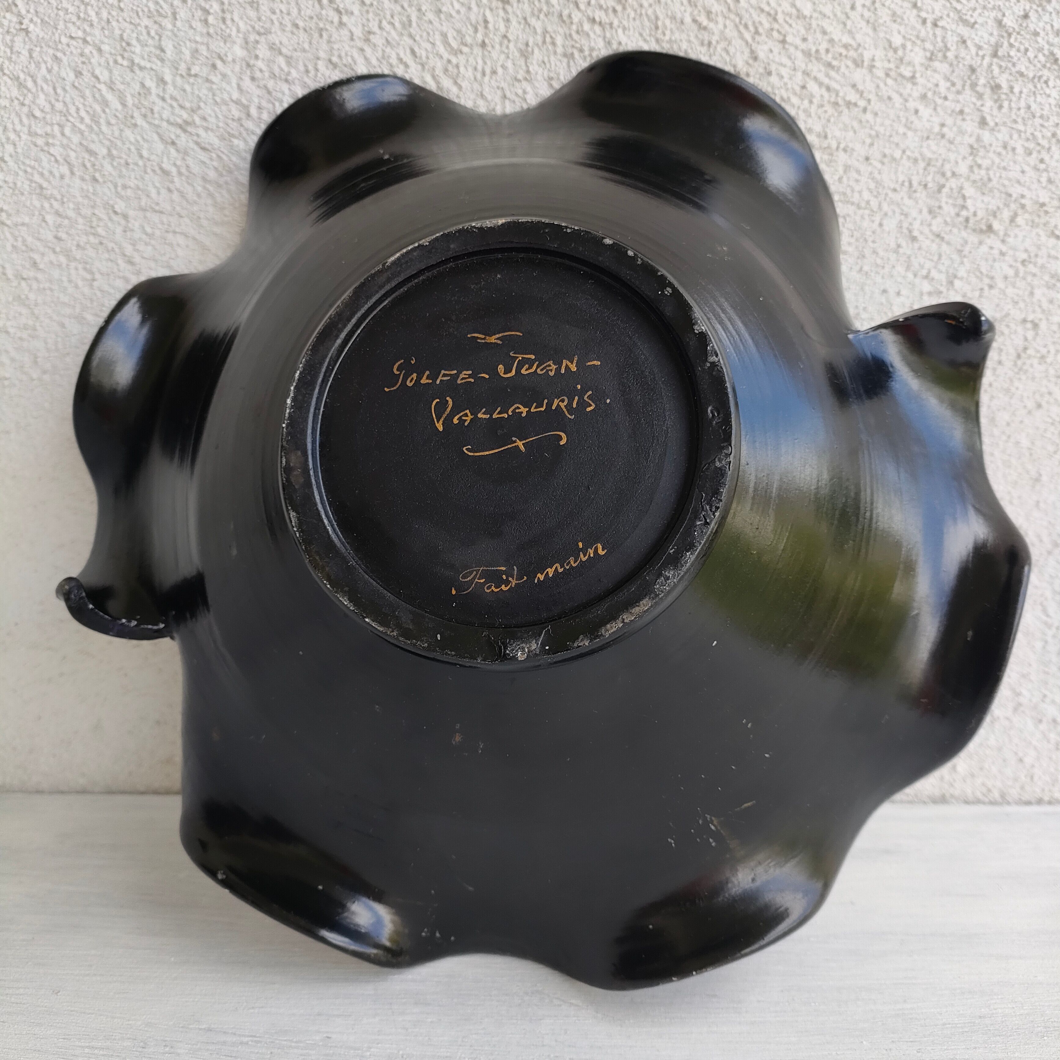 Ceramic fruit cup Vallauris Golfe Juan