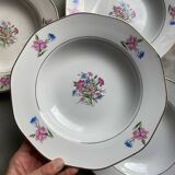 Flower soup plates