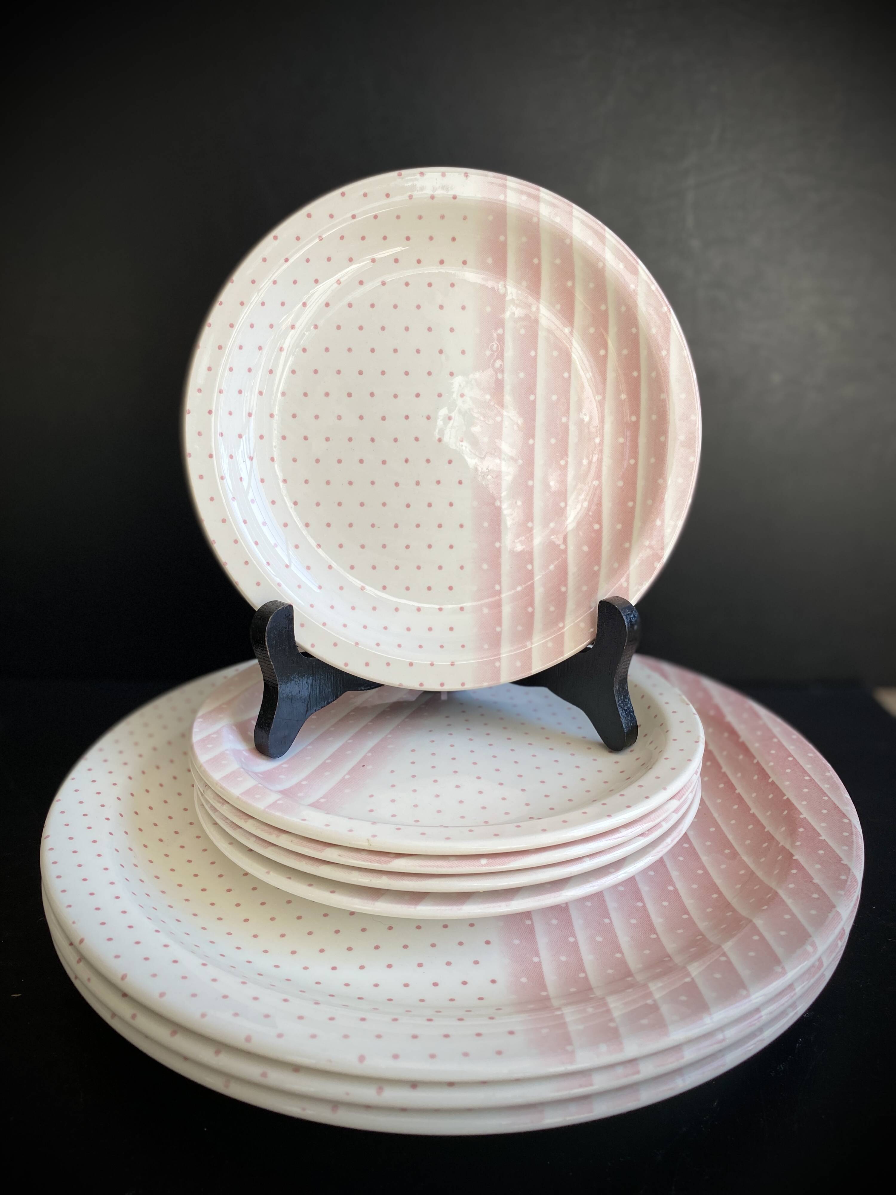 Set of Crockery Churchill England - "Pink Mix" Collection