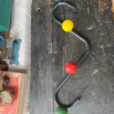 Coat rack with balls