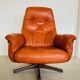 Vintage Danish mid-century Gote Mobler reclining lounge chair 1970s