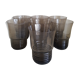 Lot de verres soufflés vintage