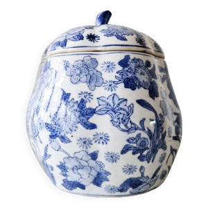 Grand pot chinois artisanal - motif