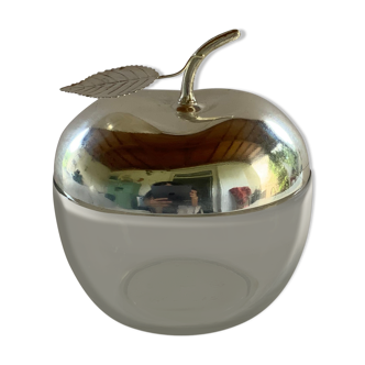 Silver metal apple candy