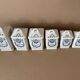 Set of 6 old spice jars