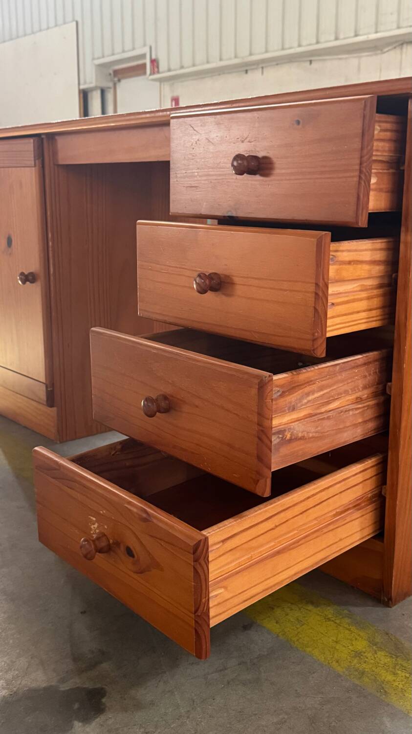 Vintage solid wood desk