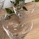 Set of 6 wine glasses in cut glass