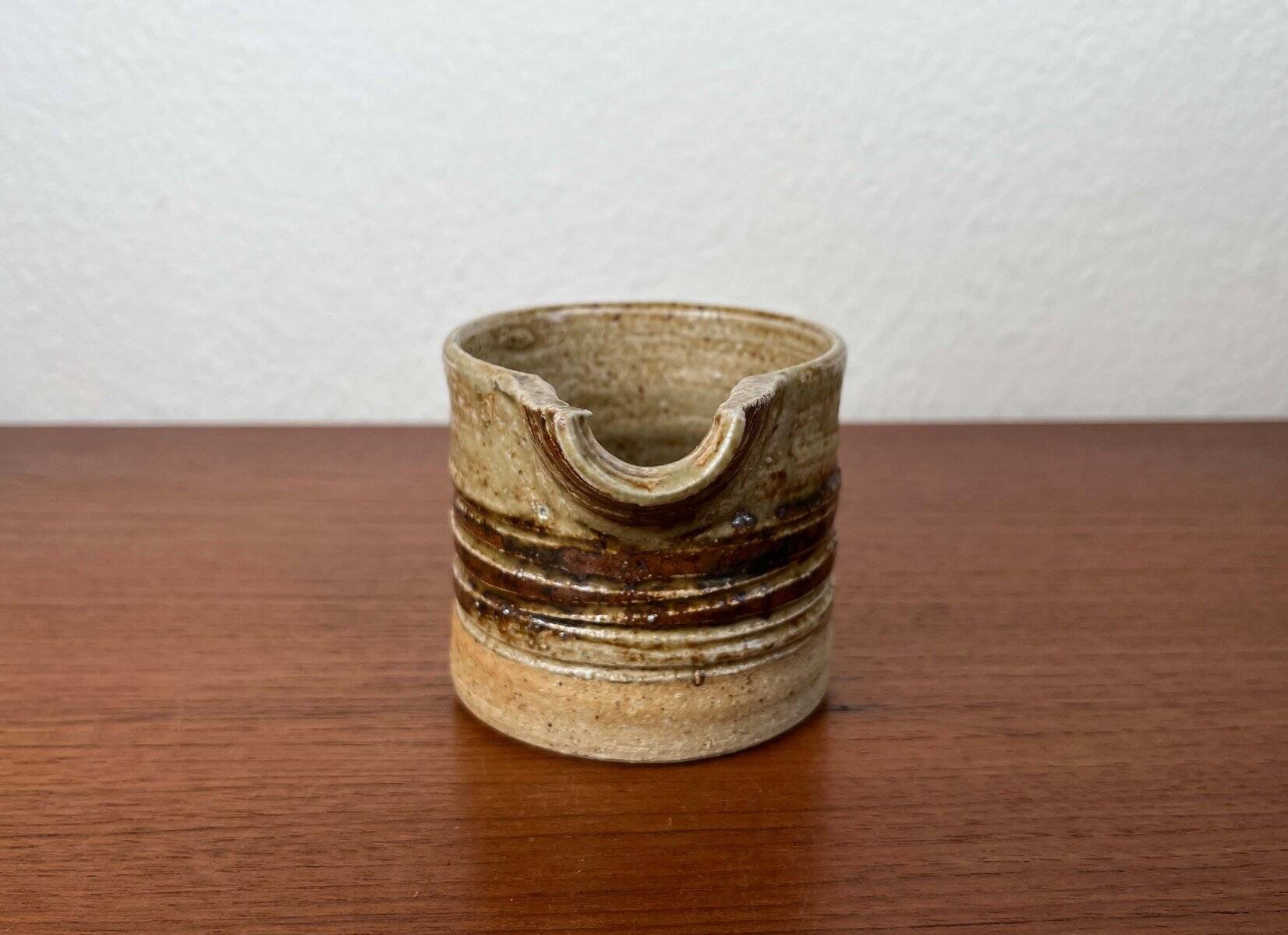 Mid-century studio pottery carafe by Tue Poulsen for Tue Keramik, 1960s.