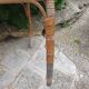 Rattan side table
