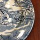 8 blue & white dinner plates (Royal Tudor Gien Lunéville Ceraminter)