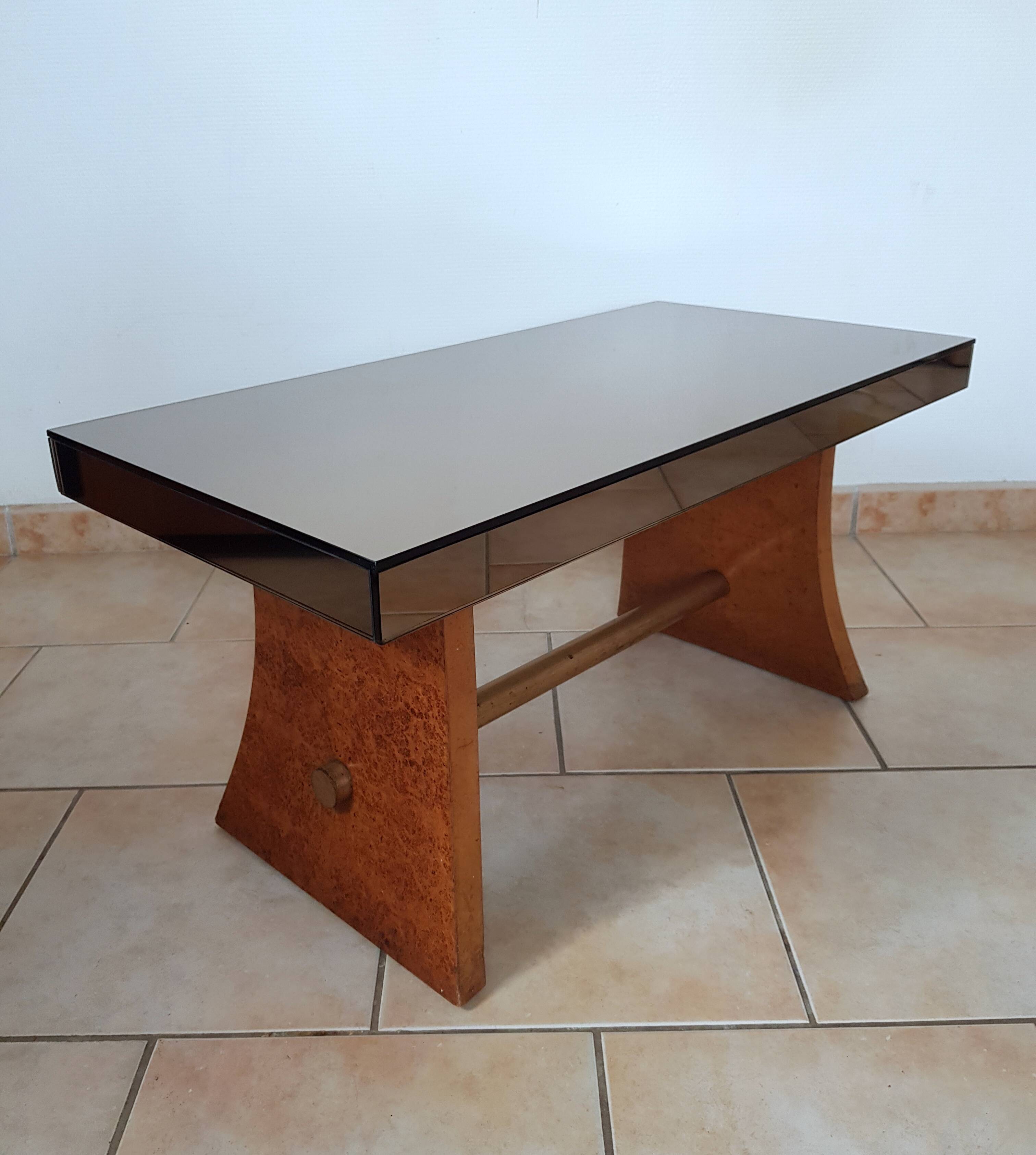 Art deco mirrors coffee table
