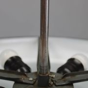 Bauhaus "UFO" pendant light by Josef Hurka for Napako, Czechoslovakia, 1940s