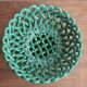 Ceramic basket / Green openwork bowl – Pichon Uzès