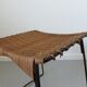 Raoul Guys stool for Airborne in wicker and metal 50s