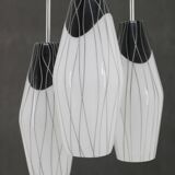 1970s Glass Pendant , Czechoslovakia