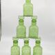 Vintage 1970 carafes / bottles / jugs, bubbled / textured glass