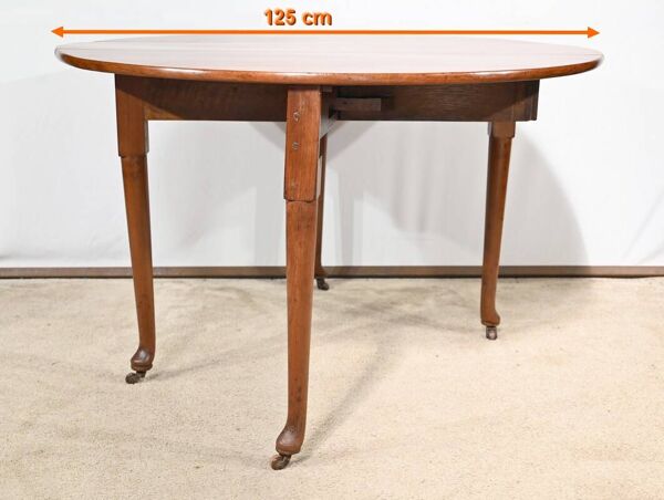 Table Ovale 6 Couverts en Acajou, Angleterre – 1ère Partie XIXe