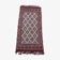 Brown margoum rug hand-woven in natural wool