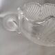 Central coupe in frosted crystal with double swan neck, Mikasa Walther