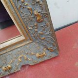 Wood and Gilded Stuk Mirror, early 20th century