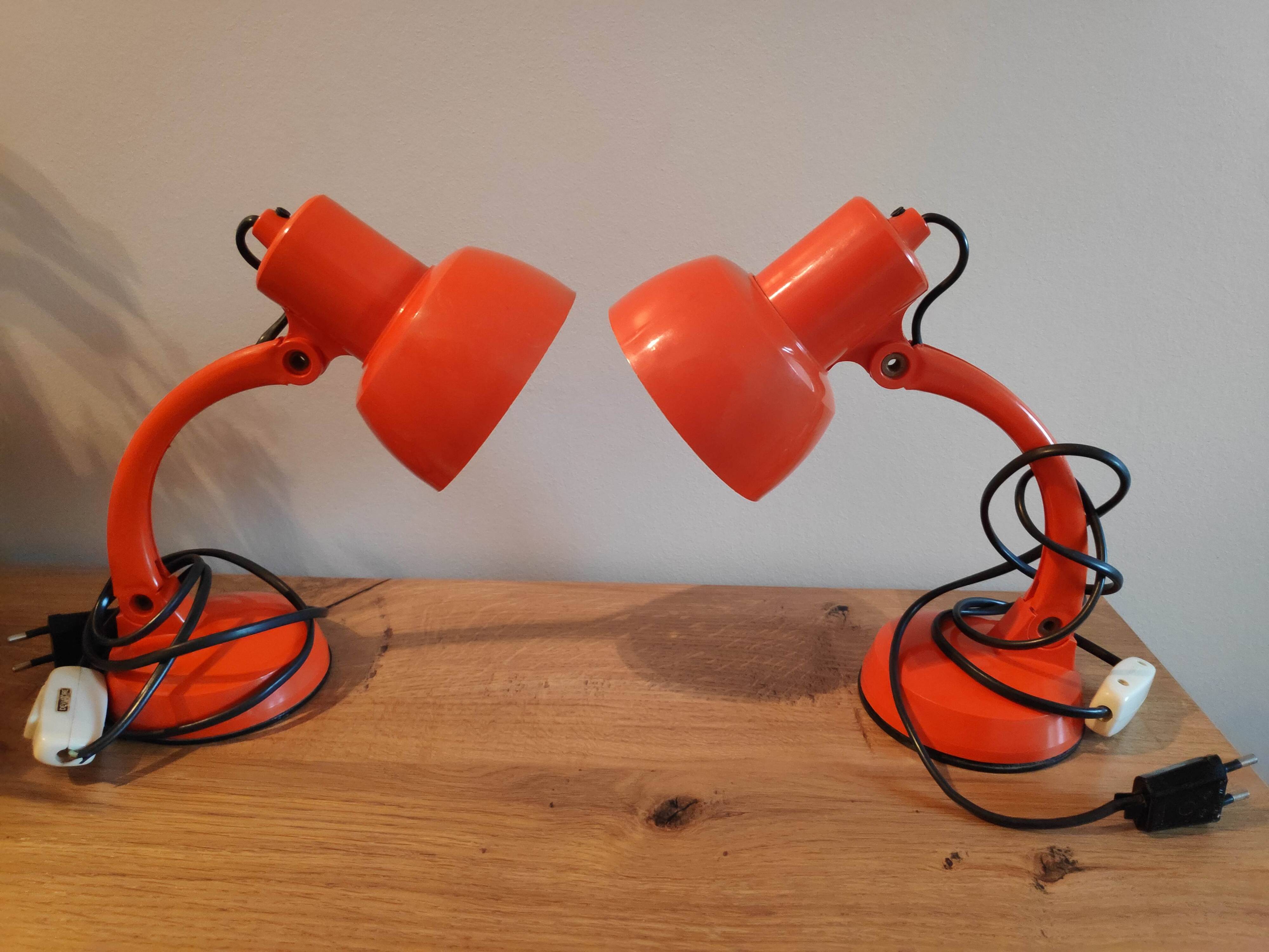 Paire de lampes de bureau, années 70