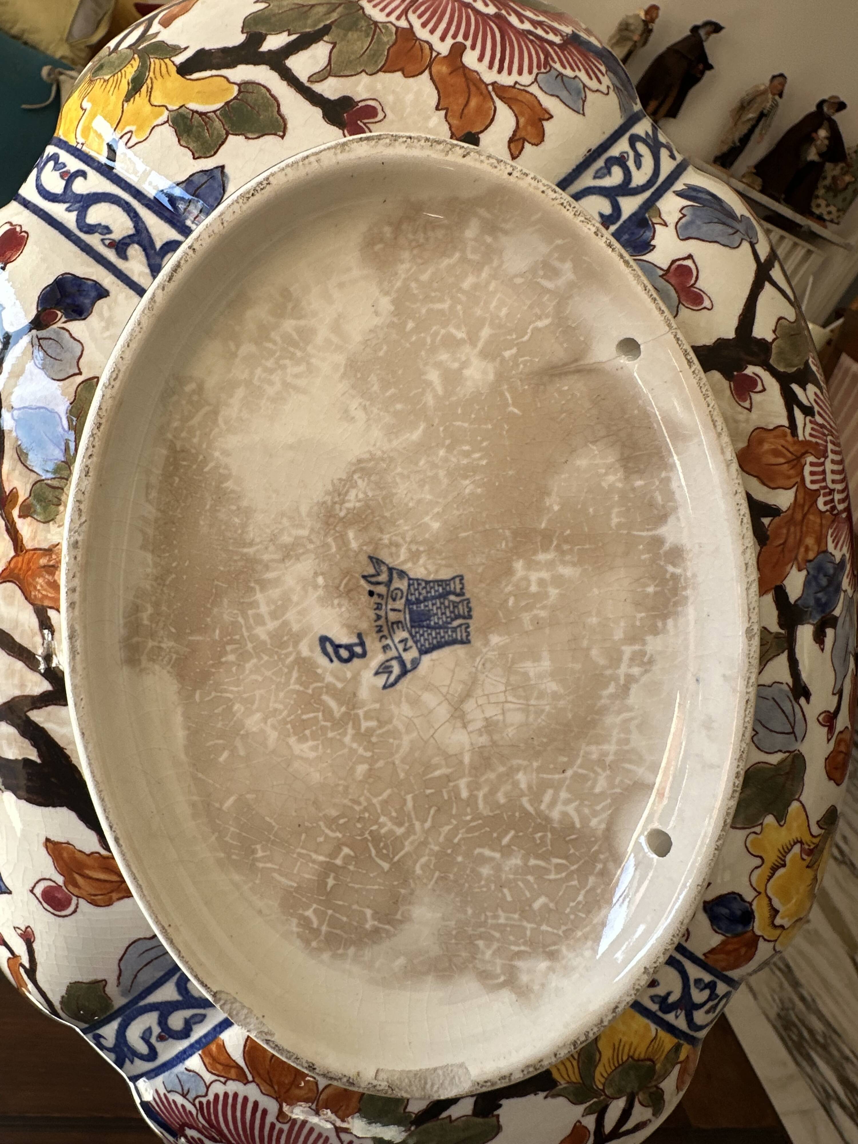 Plate Gien Floral Decor