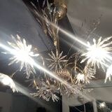 Profili studio chandelier gold plated and Swarovski crystal