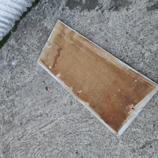 Plaque d'escalier, advertising plate, sign