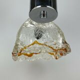 60s 70s Lamp Chrome Chandelier Chandelier Mazzega Murano Glass Design