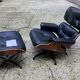 Fauteuil lounge et ottoman Charles Eames, édition Herman Miller