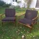 Pair of Scandinavian-style armchairs