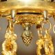 24-carat gold-plated bronze chandeliers L'Originale Italy