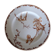 Antique brown Oxford model plate, HB - Choisy-le-Ro Co., 1900s