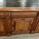 Napoleon III desk with pedestals in solid walnut 19th century