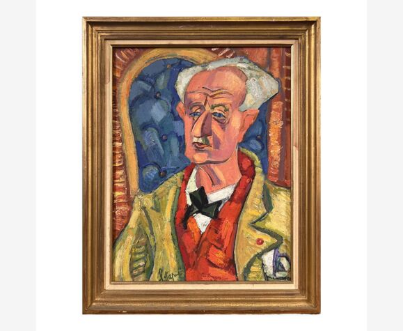 Huile sur isorel de Louis Latapie