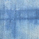 Shades of blue flatweave vintage rug 359x269cm
