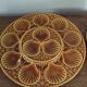 Set of 6 plates and an oyster dish Longchamp.