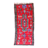 Vintage Red Berber Rug - 318 x 147 cm